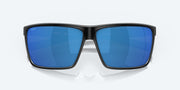 Blue Mirror Polarized Polycarbonate Lenses, Matte Black Frame