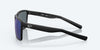 [Blue Mirror Polarized Polycarbonate Lenses, Matte Black Frame]