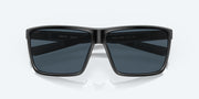 Gray Polarized Polycarbonate Lenses, Matte Black Frame