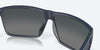 [Gray Gradient Polarized Glass Lenses, Midnight Blue Frame]