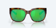 Green Mirror Polarized Polycarbonate Lenses, Shiny Palm Tortoise Frame