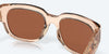 [Copper Silver Mirror Polarized Polycarbonate Lenses, Shiny Blonde Crystal Frame]