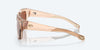 [Copper Silver Mirror Polarized Polycarbonate Lenses, Shiny Blonde Crystal Frame]