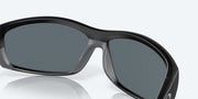 Blue Mirror Polarized Polycarbonate Lenses, Matte Black Frame