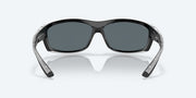 Blue Mirror Polarized Polycarbonate Lenses, Silver Frame