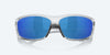 [Blue Mirror Polarized Polycarbonate Lenses, Silver Frame]