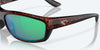 [Green Mirror Polarized Glass Lenses, Tortoise Frame]