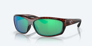 Green Mirror Polarized Glass Lenses, Tortoise Frame