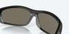 [Blue Mirror Polarized Glass Lenses, Matte Black Frame]