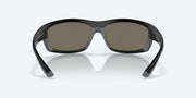 Blue Mirror Polarized Glass Lenses, Matte Black Frame