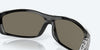 [Blue Mirror Polarized Glass Lenses, Silver Frame]