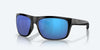 [Blue Mirror Polarized Glass Lenses, Matte Black Frame]