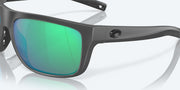 Green Mirror Polarized Glass Lenses, Matte Gray Frame