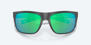 Green Mirror Polarized Glass Lenses, Matte Gray Frame