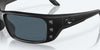 [Gray Polarized Polycarbonate Lenses, Blackout Frame]