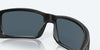 [Gray Polarized Polycarbonate Lenses, Blackout Frame]