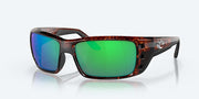 Green Mirror Polarized Polycarbonate Lenses, Tortoise Frame