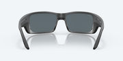 Blue Mirror Polarized Polycarbonate Lenses, Matte Gray Frame