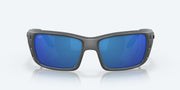 Blue Mirror Polarized Polycarbonate Lenses, Matte Gray Frame