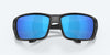 [Blue Mirror Polarized Glass Lenses, Blackout Frame]