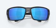 Blue Mirror Polarized Glass Lenses, Blackout Frame