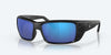 [Blue Mirror Polarized Glass Lenses, Blackout Frame]