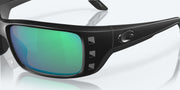 Green Mirror Polarized Glass Lenses, Blackout Frame