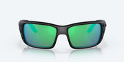 Green Mirror Polarized Glass Lenses, Blackout Frame