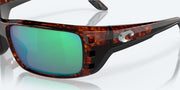 Green Mirror Polarized Glass Lenses, Tortoise Frame