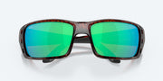 Green Mirror Polarized Glass Lenses, Tortoise Frame