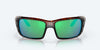 [Green Mirror Polarized Glass Lenses, Tortoise Frame]