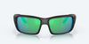 [Green Mirror Polarized Glass Lenses, Matte Black Frame]