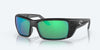 [Green Mirror Polarized Glass Lenses, Matte Black Frame]