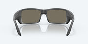 Blue Mirror Polarized Glass Lenses, Matte Gray Frame