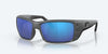 [Blue Mirror Polarized Glass Lenses, Matte Gray Frame]