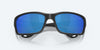 [Blue Mirror Polarized Polycarbonate Lenses, Blackout Frame]