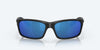 [Blue Mirror Polarized Polycarbonate Lenses, Blackout Frame]