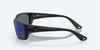 [Blue Mirror Polarized Polycarbonate Lenses, Blackout Frame]