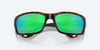 [Green Mirror Polarized Polycarbonate Lenses, Tortoise Frame]