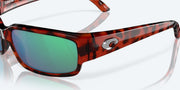 Green Mirror Polarized Glass Lenses, Tortoise Frame