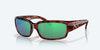 [Green Mirror Polarized Glass Lenses, Tortoise Frame]