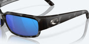 Blue Mirror Polarized Glass Lenses, Tiger Shark Frame