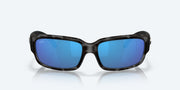 Blue Mirror Polarized Glass Lenses, Tiger Shark Frame