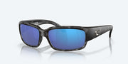 Blue Mirror Polarized Glass Lenses, Tiger Shark Frame