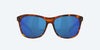 [Blue Mirror Polarized Polycarbonate Lenses, Tortoise Frame]