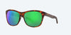 [Green Mirror Polarized Polycarbonate Lenses, Tortoise Frame]