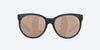 [Copper Silver Mirror Polarized Glass Lenses, Net Gray With Gray Rubber Frame]