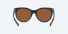 [Copper Silver Mirror Polarized Glass Lenses, Net Gray With Gray Rubber Frame]