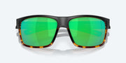 Green Mirror Polarized Polycarbonate Lenses, Black/Shiny Tortoise Frame