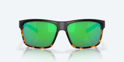 Green Mirror Polarized Polycarbonate Lenses, Black/Shiny Tortoise Frame